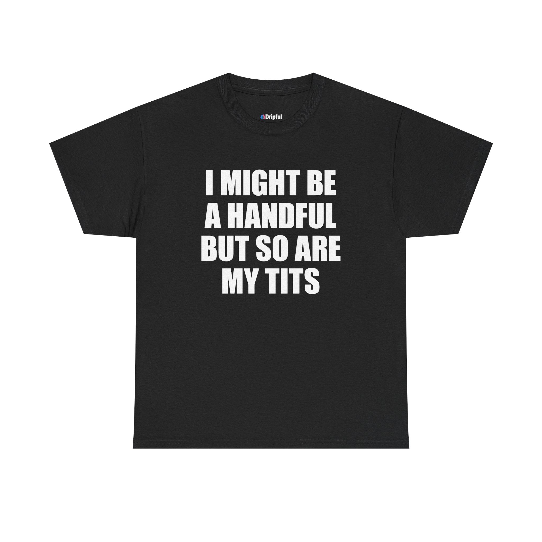 I Might Be A Handful But So Are My Tits T-Shirt