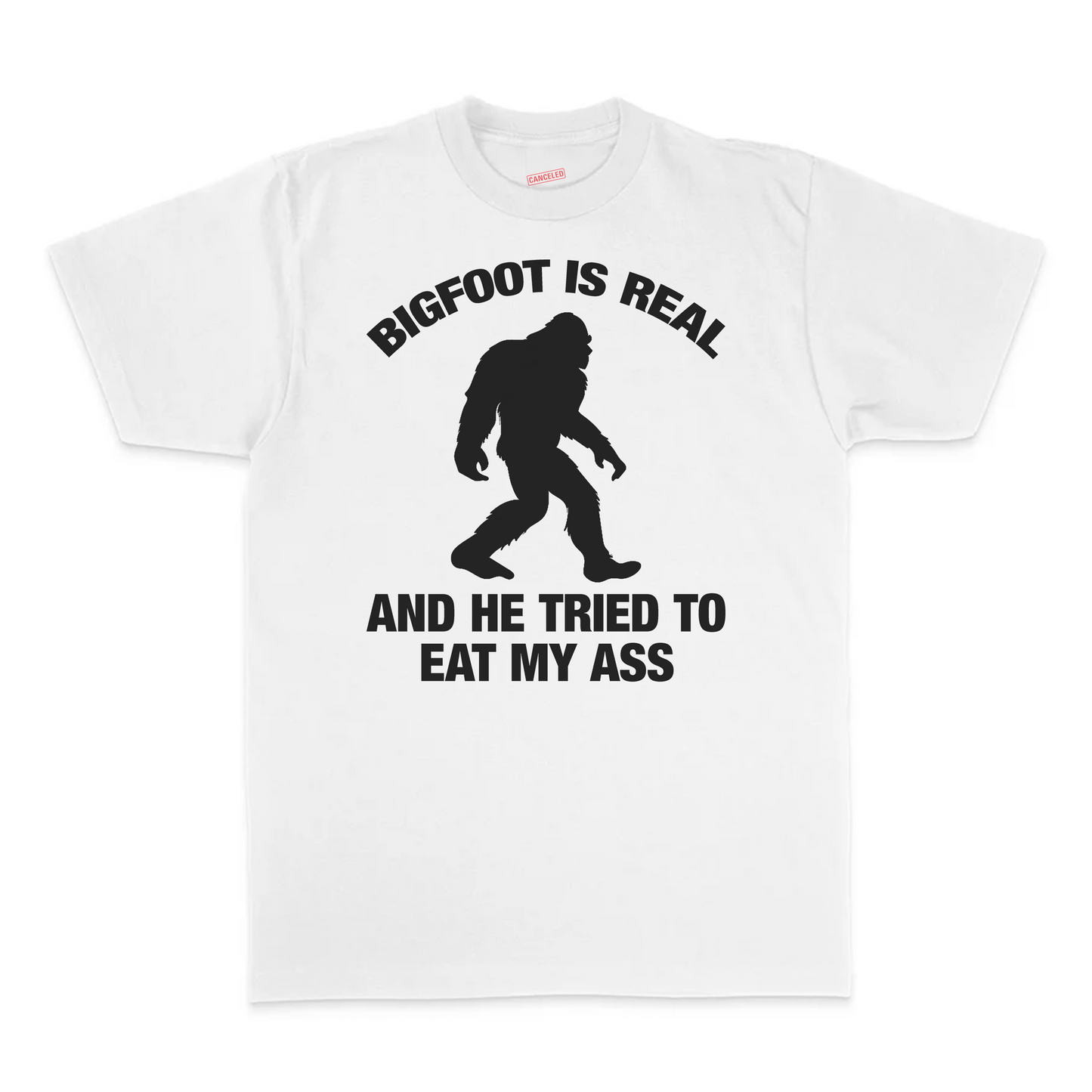 Bigfoot Is Real And He Tried To Eat My Ass T-Shirt