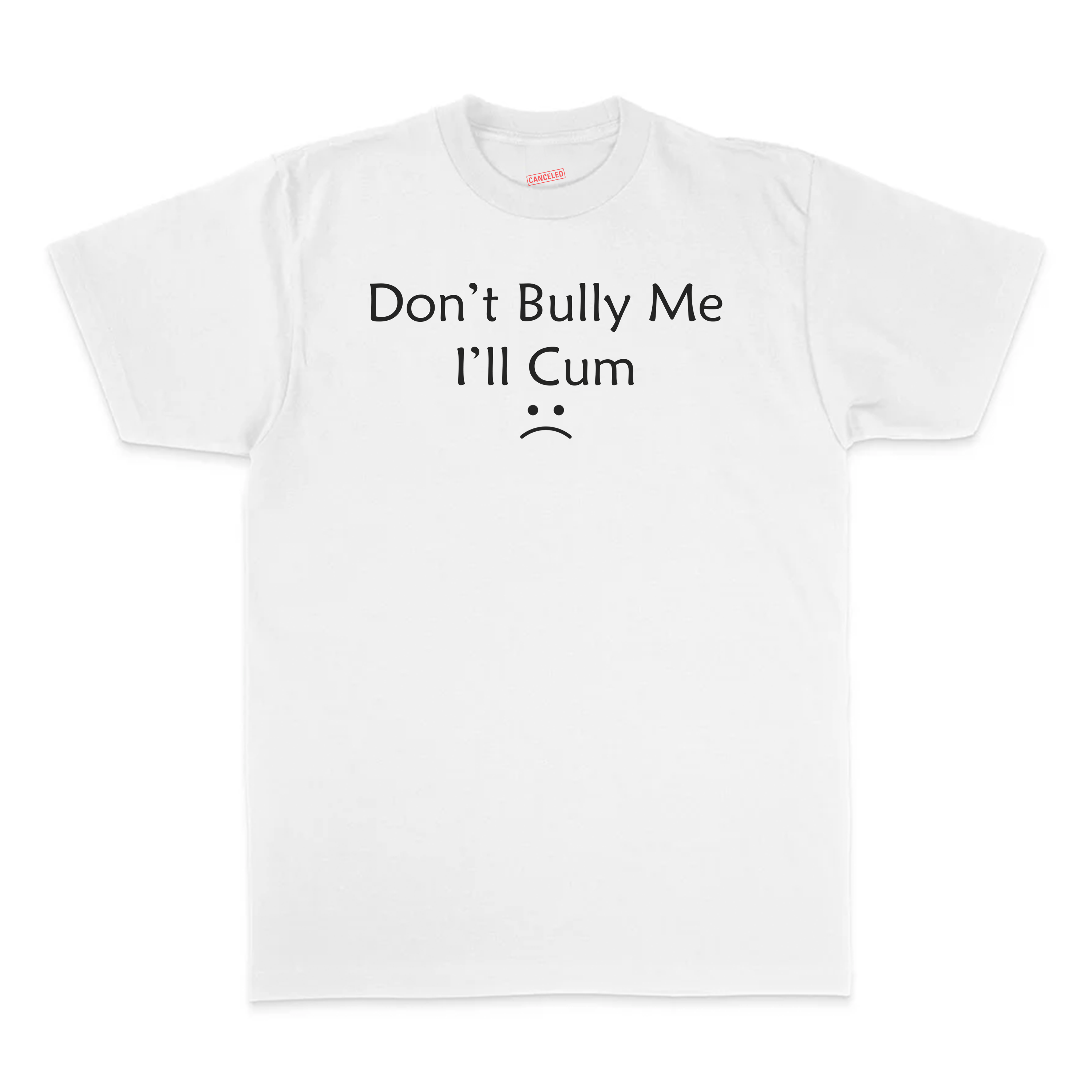 Don't Bully Me I'll Cum T-Shirt