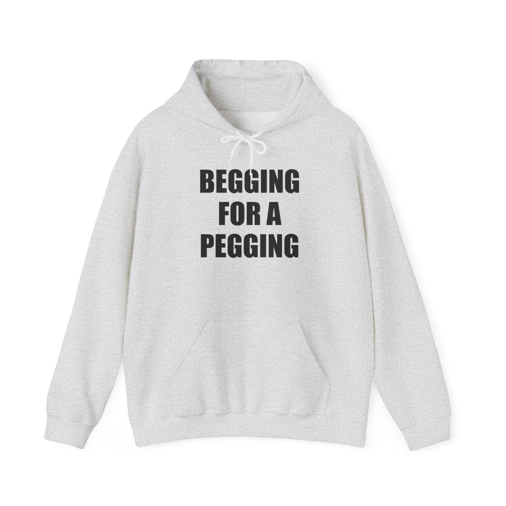 BEGGING FOR A PEGGING HOODIE