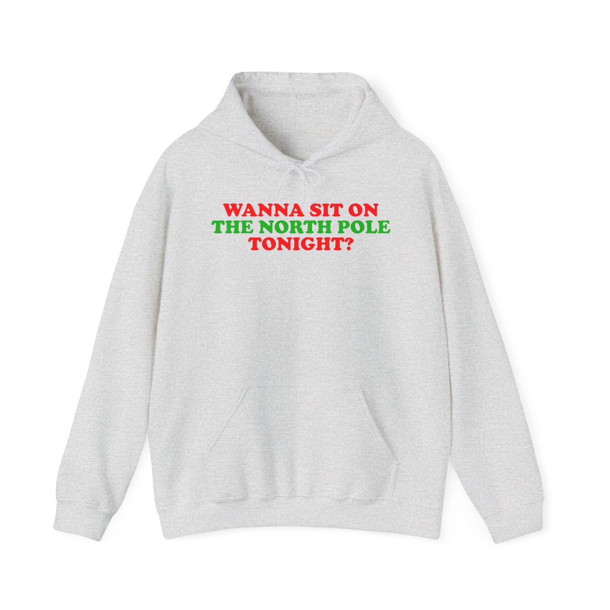 WANNA SIT ON THE NORTH POLE TONIGHT? HOODIE