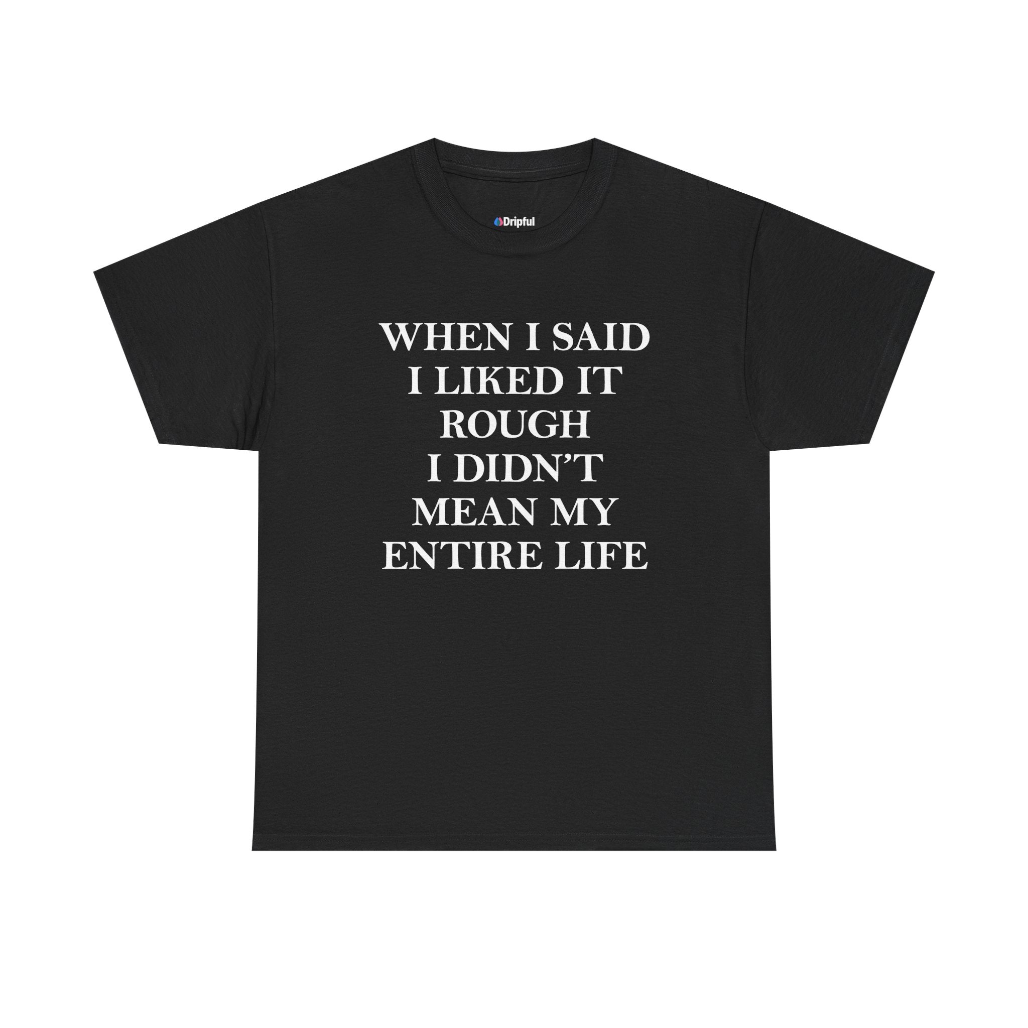 When I Said I Liked It Rough I Didn't Mean My Entire Life T-Shirt