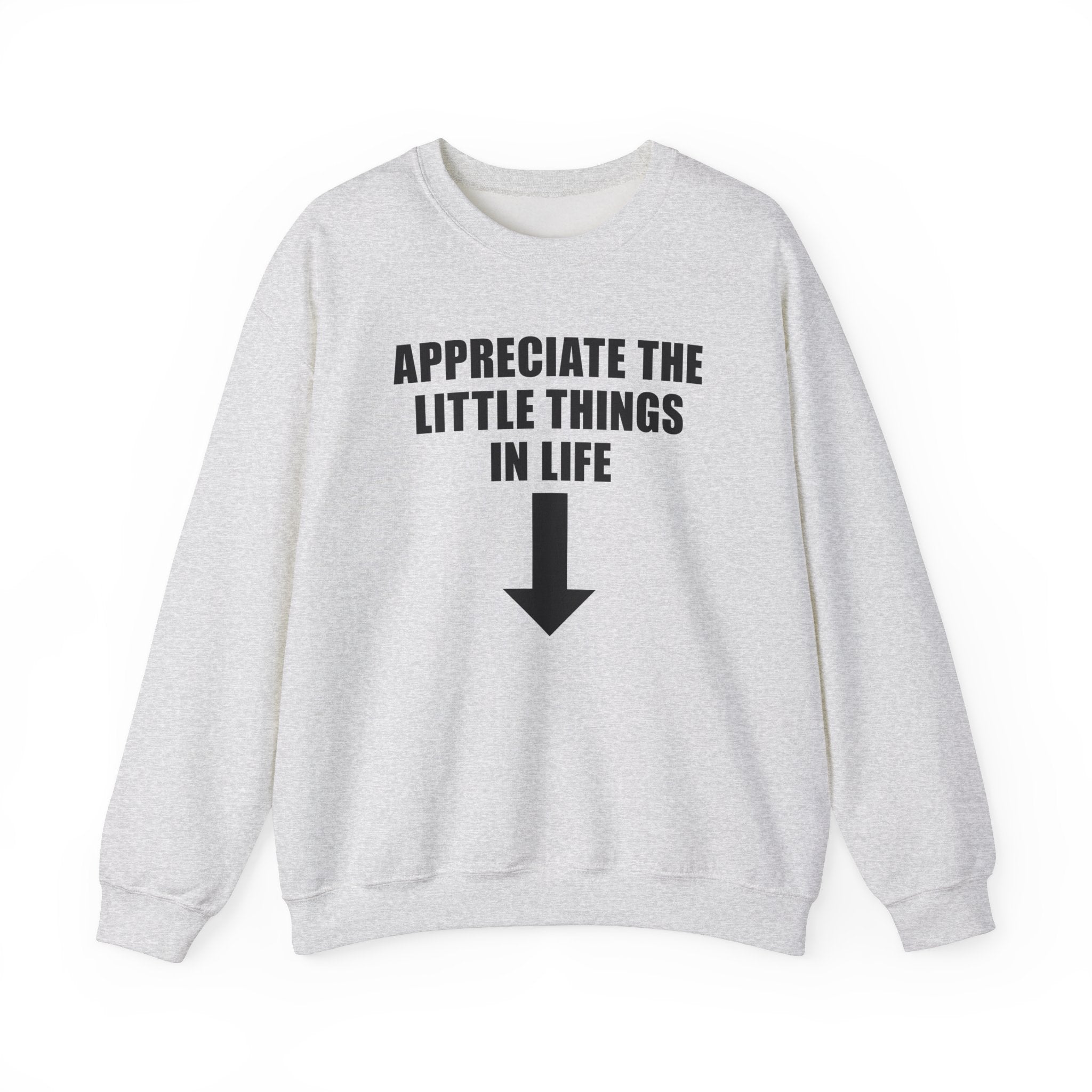 APPRECIATE THE LITTLE THINGS IN LIFE CREWNECK