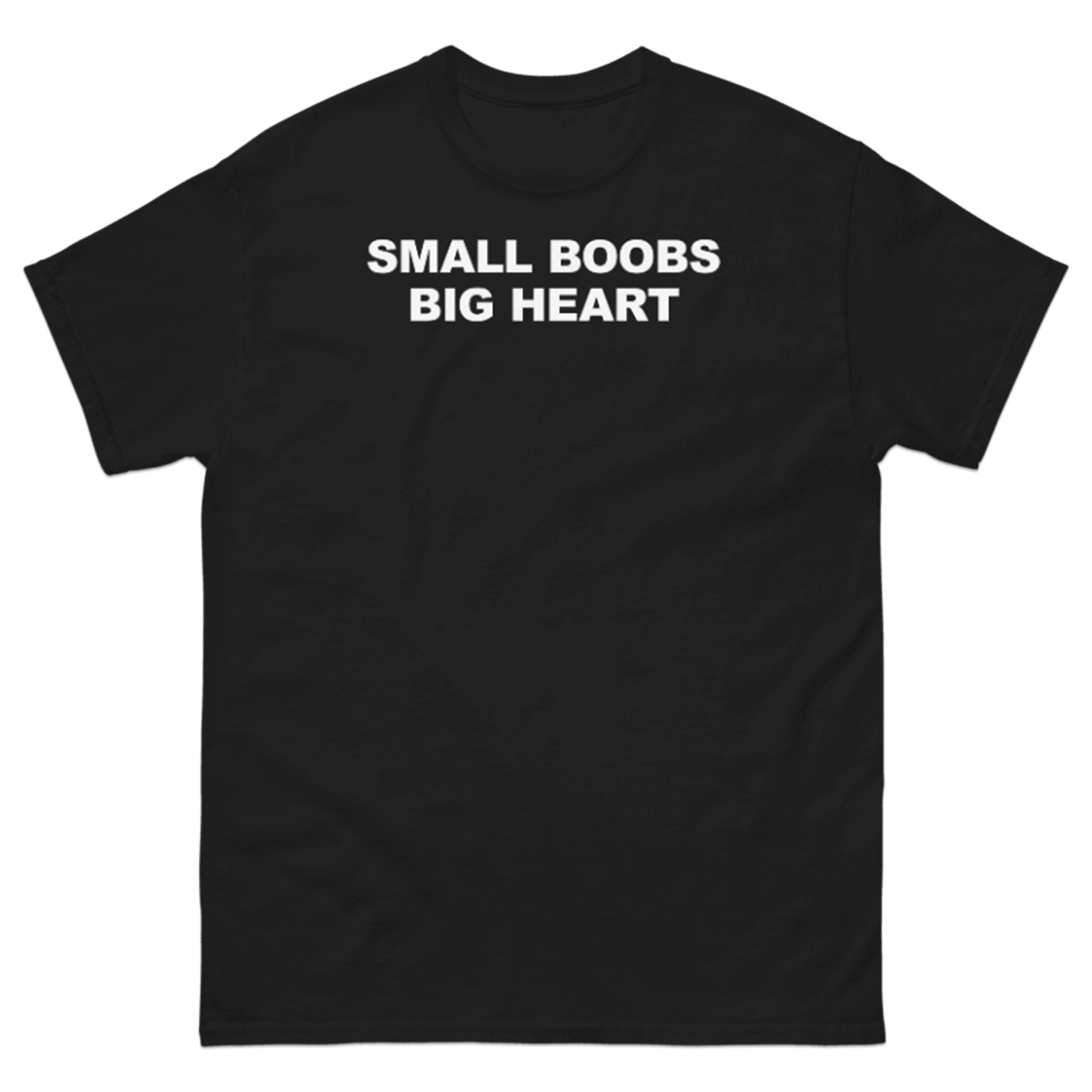 SMALL BOOBS BIG HEART T-SHIRT