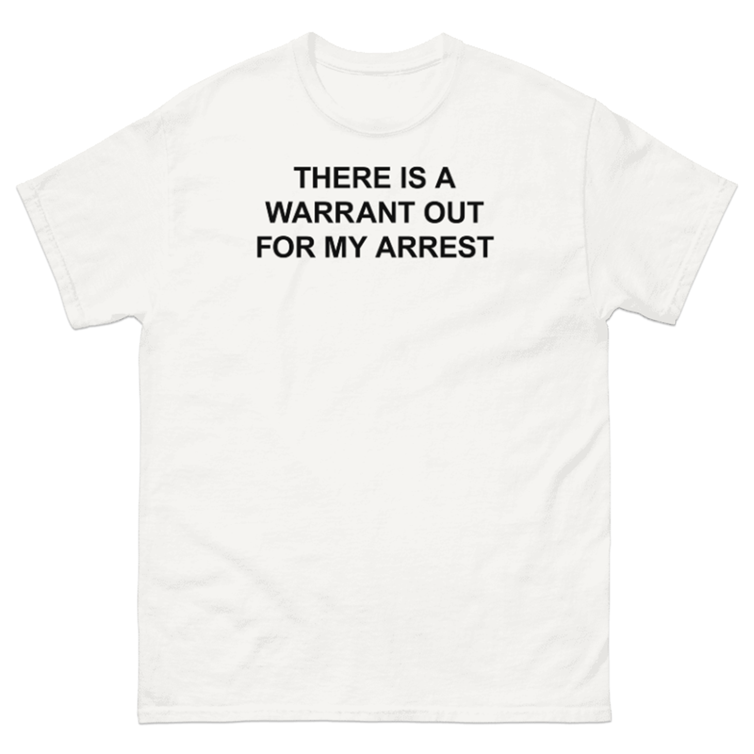 THERE IS A WARRANT OUT FOR MY ARREST T-SHIRT